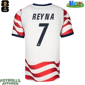 Förenta stater Giovanni Reyna #7 Hemmatröja VM 2026 Kortärmad